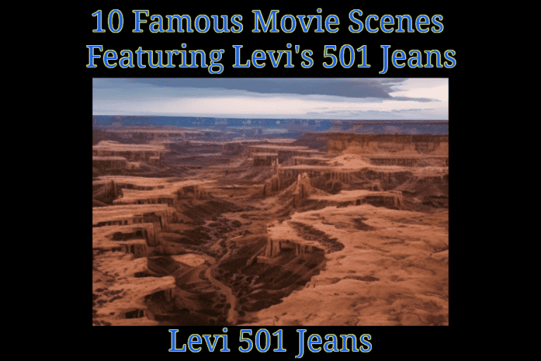 Levi's 501 jeans have starred in some of the most iconic movie scenes of all time.